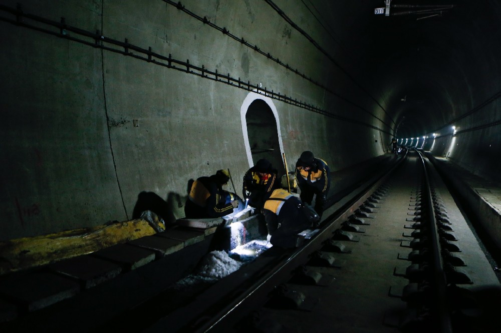 金寨铁路运营隧道病害现状